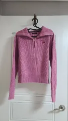 新品ハーフジップアップニット(55-88)