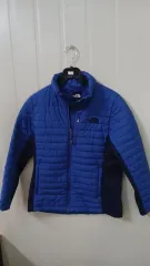 THE NORTH FACE ザノースフェイス ブルー ダウン ジャケット 140サイズ