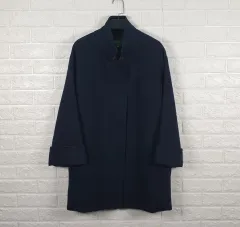 55-66 ベネトン オーバーサイズ ウール コート