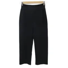 デイジーリン DAISY LIN パンツ ストレート 38 黒 ブラック 七分丈 /HO59 ■GY58