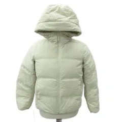 ユニクロ UNIQLO ダウンジャケット S オフホワイト フード付き ミドル丈 /YS56 ■GY58