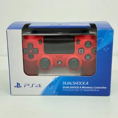 【純正】　DUALSHOCK4 Wireless Controller CUH-ZCT2J Magma Red  PS4用 ワイヤレスコントローラー デュアルショック4 レッド　箱付き