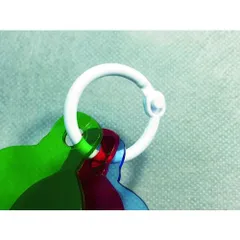 ＴＲＵＳＣＯ　樹脂製カードリング　３．０ｍｍＸΦ２０ｍｍ　１０個入