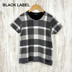 BLACK LABEL CRESTBRIDGE ブラックレーベルクレストブリッジ ワンポイントロゴ 総柄 チェック Tシャツ レディース 半袖 トップス