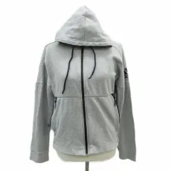 アディダス adidas ジャケット パーカー ジップアップ M グレー /HO4 ■GY58