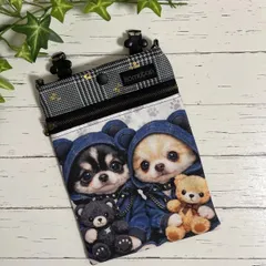 チワワ　スマホポーチ　ハンドメイド