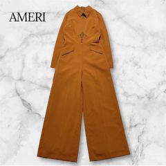 AMERI UNDRESSED UND BAL COLLAR FRONT OPEN JUMPSUIT オールインワン