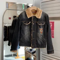 デニム ムートン ジャケット L(100) Denim Mustang Jacket