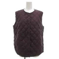 ユニクロ UNIQLO パフテックキルティングベスト ウォームパデッド ダウンジャケット XL 紫 パープル /GV ■GY61 