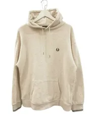 フレッドペリー FRED PERRY フードロゴ刺繍スウェットパーカー プルオーバー L