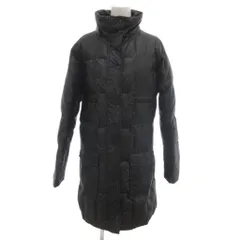 ニューバランス NEW BALANCE ダウンコート フェザー混 ロング LL 黒 ブラック 無地 スタンドカラー 長袖 /KR ■GY61