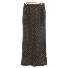 ベイフロー BAYFLOW パンツ 3 紺 ネイビー ブラウン 白 ホワイト 幾何学模様 ゴムウエスト 薄手 ワイドシルエット /SX ■GY59