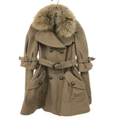 BURBERRY BLUE LABEL バーバリーブルーレーベル 袖切り替えデザインコート サイズ:36 ノバチェック    ベージュ レディース / 241019000930