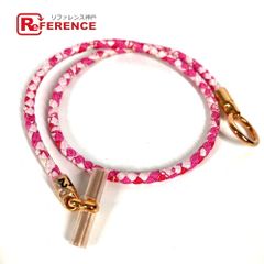 りさぽん様 HERMES レザーブレスレット 《グレナン》 ドゥブルトゥール 
