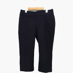 プロポーション ボディドレッシング PROPORTION BODY DRESSING クロップド パンツ テーパード 無地 シンプル ウール 毛 アンゴラ混 3 ブラック 黒 /HT29