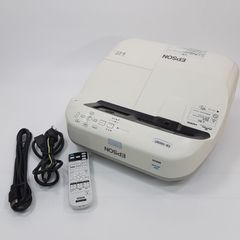 EPSON 液晶プロジェクター EB-590WT リモコン付き ランプ使用時間304H