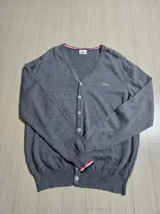 ラコステ グレー カーディガン