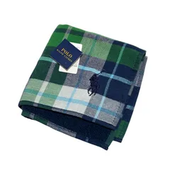 【タグ付き・未使用品】POLO RALPH LAUREN ポロ ラルフローレン タオルハンカチ １枚 チェック/グリーン系