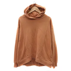 コムサイズム COMME CA ISM パーカー スウェット プルオーバー オーバーサイズ 9 ブラウン /YK34