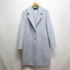 フィローモ Filomo ウール カシミヤ チェスター コート 11 水色 ライトブルー 裏地付き