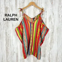 RLX POLO RALPH LAUREN アールエルエックス ポロラルフローレン エスニック セラーぺ 総柄 キャミソール チュニックワンピース