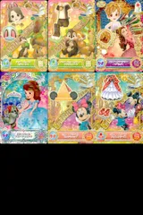ux380  ディズニー マジックキャッスル DCD カード 6枚まとめ ソフィア ミニー カード まとめ