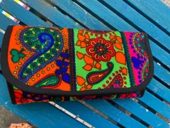 長財布　ハンドメイド　ビンテージ生地