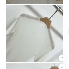 アイボリーパール リブニット