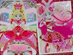 ux380  プリキュア カード キュアアイドル 2種セット 映画 特典 まとめ ウエハース カード まとめ グミ