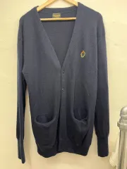 ハリーテージフロース カーディガン ネイビー Lサイズ