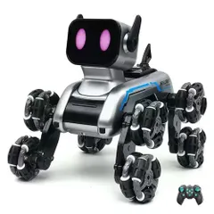 2026新登場 ラジコンカー ロボット犬 ラジコン 子供向け おもちゃ 充電式 ロボット 八輪変形 全地形対応 動く LEDライト 音楽 男の子 誕生日プレゼント 3歳 おもちゃ クリスマスプレゼント 男の子 人気 小学生 日本語説明書付きpo