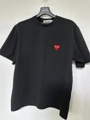 コム・デ・ギャルソン PLAY 黒 ハート 半袖 Tシャツ