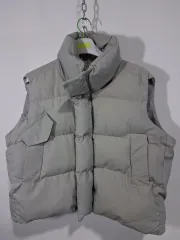 オーバーサイズ アイボリー ダウン ベスト