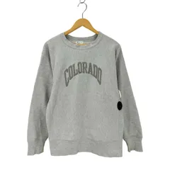 チャンピオン Champion 80s USA製 トリコタグ コロラド カレッジ アーチロゴ リバースウィーブクルーネックスウェット REVERSE WEAVE メンズ JPN：XL 