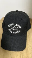 ポロラルフローレン ブラック ウォッシュ ボールキャップ 帽子 L/XL