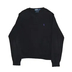 L ポロラルフローレン ピマコットン Vネック ニット