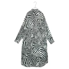 COMME des GARCONS JUNYA WATANABE(コムデギャルソンジュンヤワタナベ) 20AW Zebra Muslin Shirt Dress ゼブラ モスリン シャツ ドレス ワンピース JF-O014 S ホワイト×ブラック AD2020