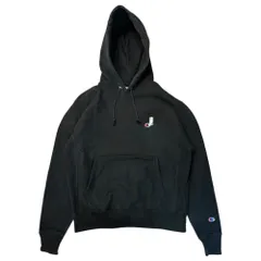 Champion(チャンピオン) One-Point Logo Pullover Hoodie ワンポイント ロゴ プルオーバー フーディー パーカー S101 BK M ブラック