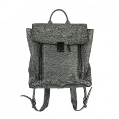 3.1 フィリップリム 3.1 phillip lim パシュリ サッチェル レザーリュック バックパック 総柄 黒 白 ブラック ホワイトのサムネイル
