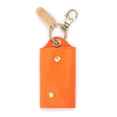 【新着商品】[IL BISONTE (イルビゾンテ)] キーケース レザー 本革 牛革 レディース メンズ ユニセックス オレンジ