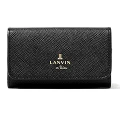 【新着商品】[ランバンオンブルー] ブランドショッパー付き ギフト包装 キーケース 480115 リュクサンブール レディース 本革 レザー 【10】 ブラック（当社限定）