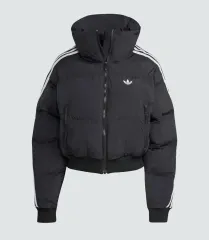 ほぼ新品) adidas アディダス クロップド 合成ダウン パファー M / ショートダウン (NMIXX ベイ着用