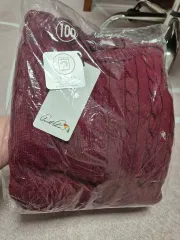 アーノルドパーマー ケーブル編み ニット ワイン バーガンディ 100