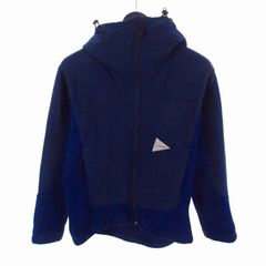 アンドワンダー and wander アンドワンダー and wander フリースジャケット パーカー 2 ネイビー 紺 AW-JT991