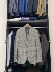 マン・オン・ザ・ムーン アンジェリコ生地 グレンチェック ジャケット (46/100サイズ)