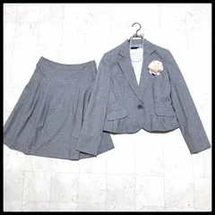 未使用品　SUCRE セレモニースーツ セットアップ 9号 グレー 入学式 卒業式