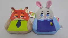 まとめ) ズートピア ニック ジュディ DAISO ソファ ぬいぐるみ (ぬい クッション Disney