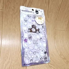 光るジュエルプチドロップ ストーンつき 【未開封品】【正規品】カミオジャパン パープル 光るシール