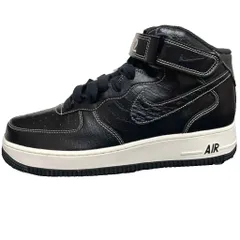 ナイキ NIKE 21年製 AIR FORCE 1 MID 07 LV8 エア フォース 1 ミッド スニーカー ハイカット シューズ DV1029-010 US 9 27.0cm 黒 ブラック ☆AA★