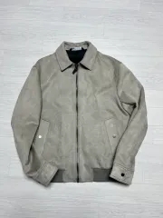 ザラ スウェード ジャケット グレー M